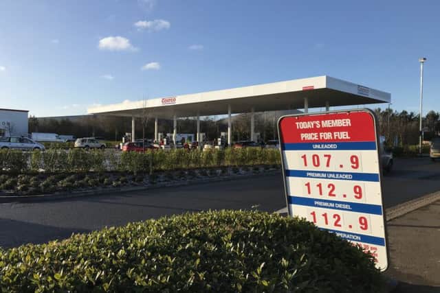 Costco Loanhead petrol prices