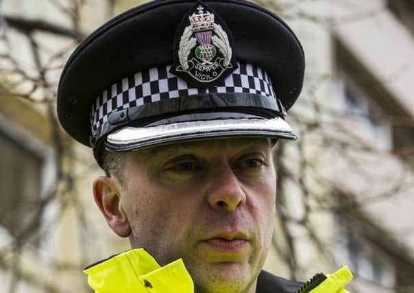 Interim Divisional Commander for Edinburgh, Chief Superintendent Richard Thomas. Picture: Ian Georgeson
