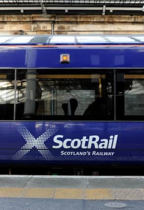 Two women were chanting sectarian songs on a Scotrail train. Picture: Lisa Ferguson
