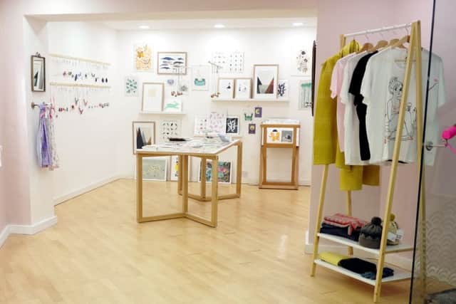 Hannah Zakari, jewellery and gift boutique, Candlemaker Row, Edinburgh.