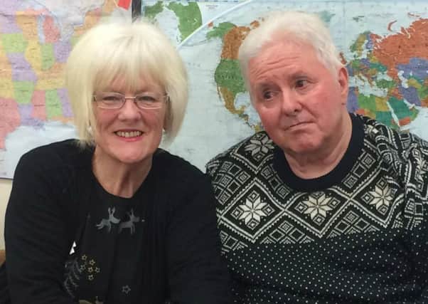 Ann and Bert Dow, from Stenhouse, who appear in Edinburgh Headway Group's award-winning brain injury video.