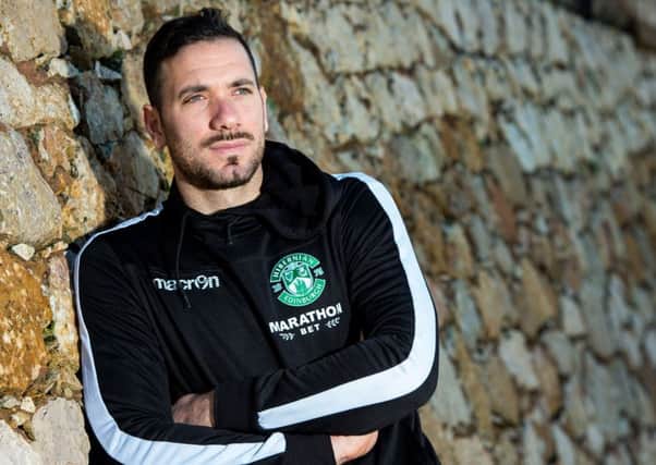 Ofir Marciano pictured at Hibs' training camp in the Algarve. Pic: SNS