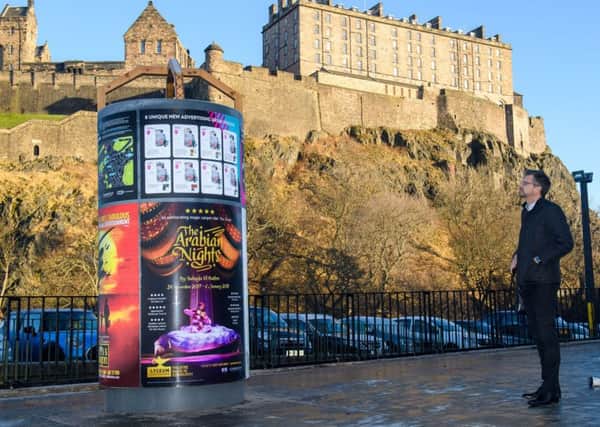 The advertising drum on Castle Terrace could have to be removed (Picture: Ian Georgeson)