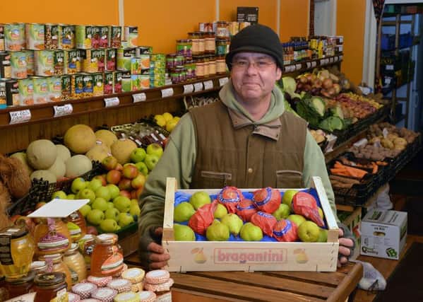 James Welby of Leith Walk greengrocer Tattie Shaws. Pic: Jon Savage