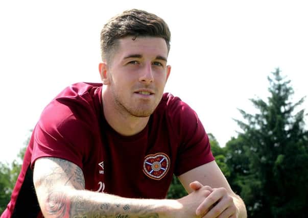 Hearts striker Cole Stockton says the club are "due" a derby win. Pic: Lisa Ferguson