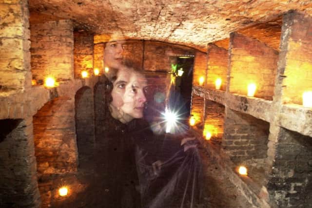 In the vaults beneath South Bridge. Picture: TSPL