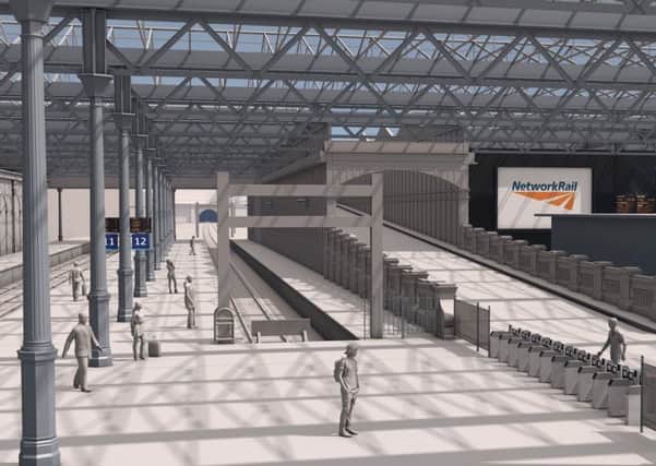 Carillion won a Â£23m contract to extend platforms 5, 6 and 12 to prepare Waverley for the arrival of new longer trains.