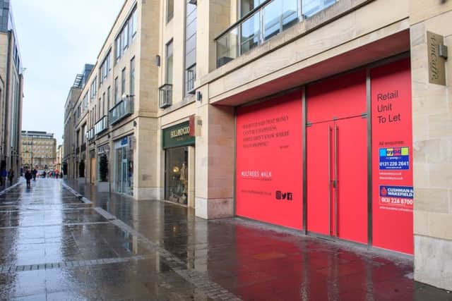 Valvona & Crolla has closed down its Vin Caffe opposite the Harvey Nichols department store on St Andrew Andrew Square. Picture: Ian Georgeson