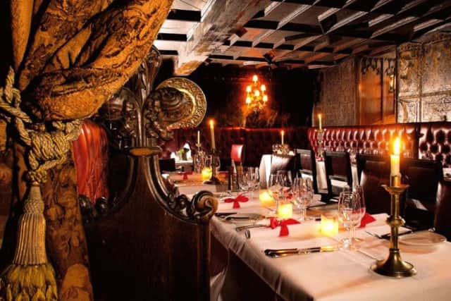 A meal at The Witchery Restaurant is perfect for date night. 
Picture: Neil Hanna