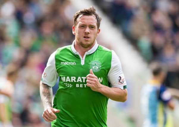 Danny Swanson has only made ten appearances for Hibs this season. Pic: SNS