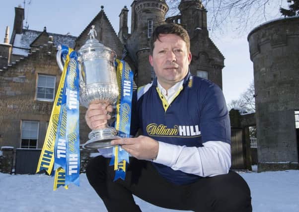 Paulo Sergio was back in Scotland promoting the William Hill Scottish Cup