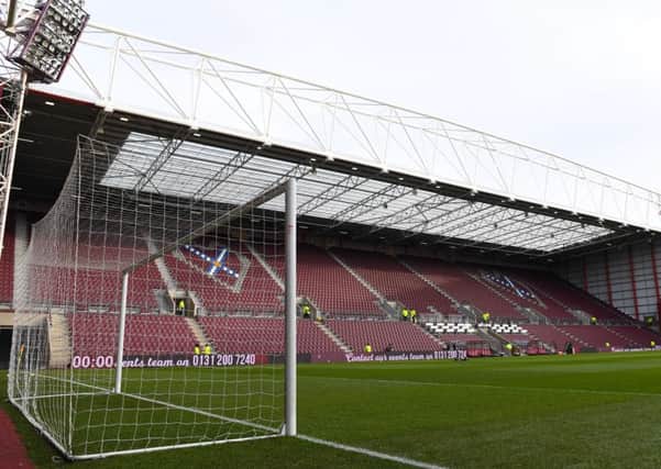 Around 30 Hearts fans will have their seats upgraded for Sunday's clash