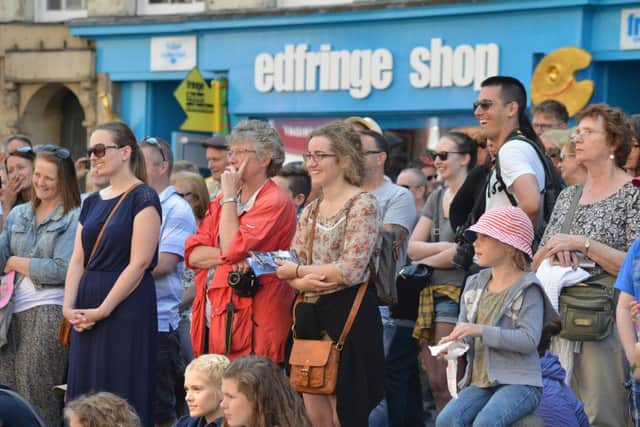 Visitors at the Edinburgh Festive Fringe. Picture: Jon Savage.