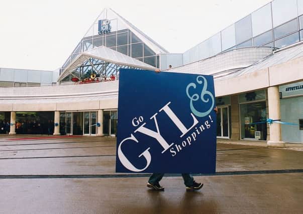 Picture taken at the opening of the Gyle shopping Centre in Edinburgh, 1th Oct 1993