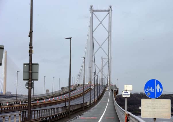 The Forth Road Bridge is to be relaunched as a "public transport corridor". Picture: Lisa Ferguson