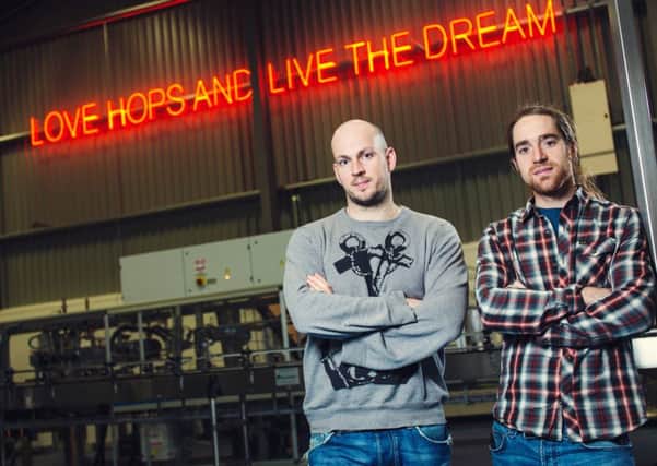James Watt and Martin Dickie have plans to extend the BrewDog brand
