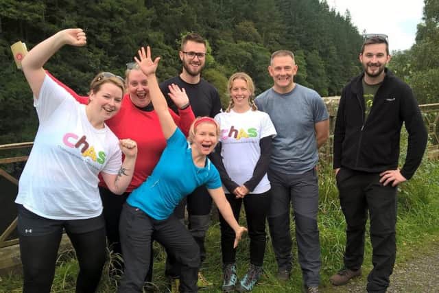 CHAS volunteers in training for their fundraising mission