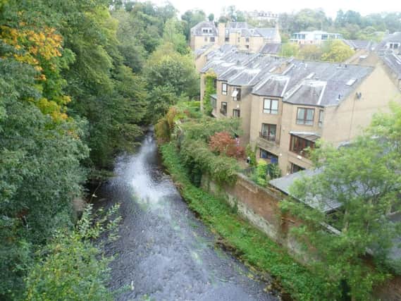 The second stage of flood defence works along the Water of Leith have been completed by Edinburgh City Council