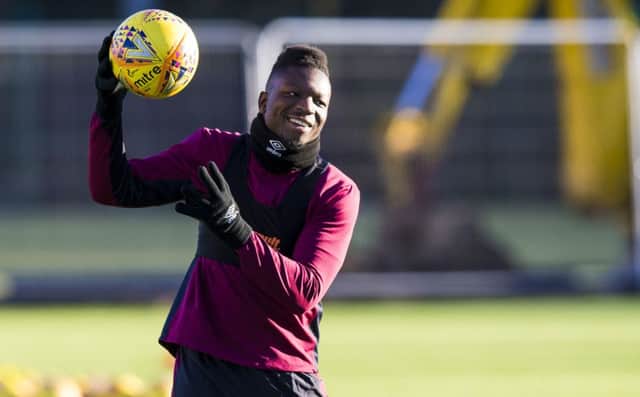 New signing Danny Amankwaa could feature against Motherwell. Picture: SNS Group