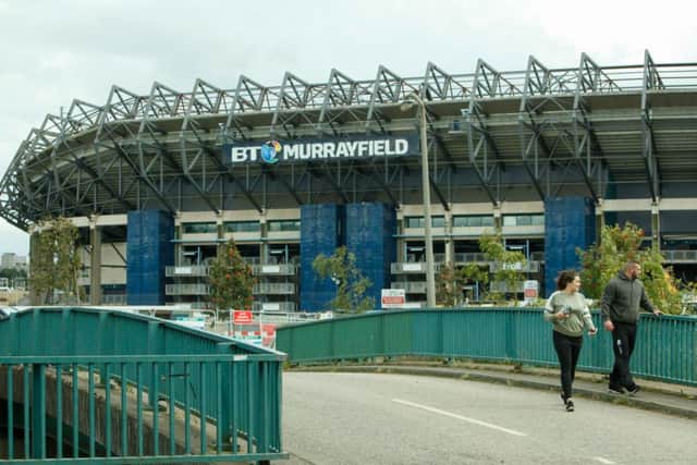 Fans have been reminded of the strict bag policy at Murrayfield. Picture; Toby Williams