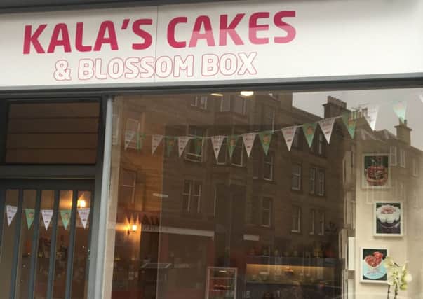 Kala's Cakes and Blossom Box, Comiston Road, Edinburgh.