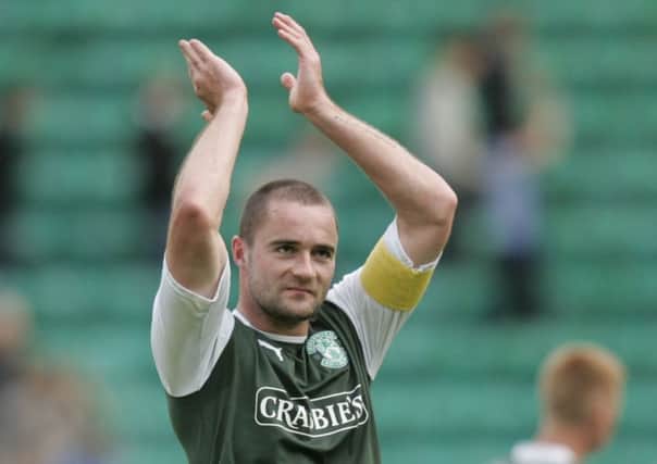James McPake played for Hibs between 2012 and 2014
