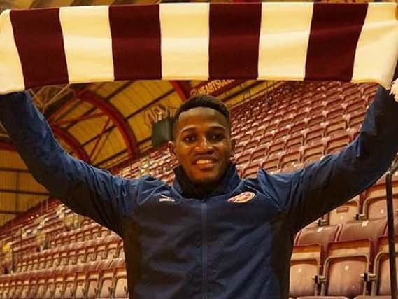 Angolan midfielder Joaquim Adao is the latest new recruit at Tynecastle. Pic: Heart of Midlothian FC