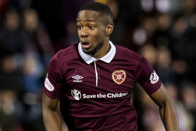 Arnaud Djoum is determined to chase down fourth-placed Hibs