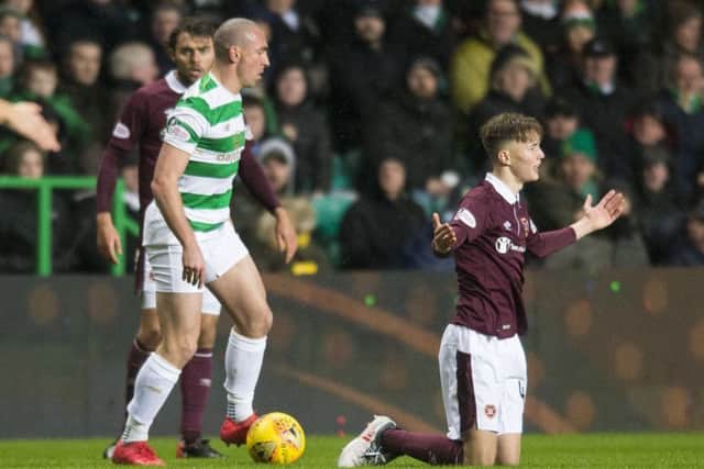 Brown and Cochrane clashed in Tuesday night's game at Parkhead. Picture: SNS Group