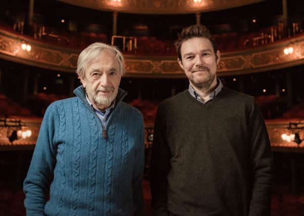 Bill Forsyth and David Greig in The Lyceum Theatre. Picture: Mihaela Bodovic