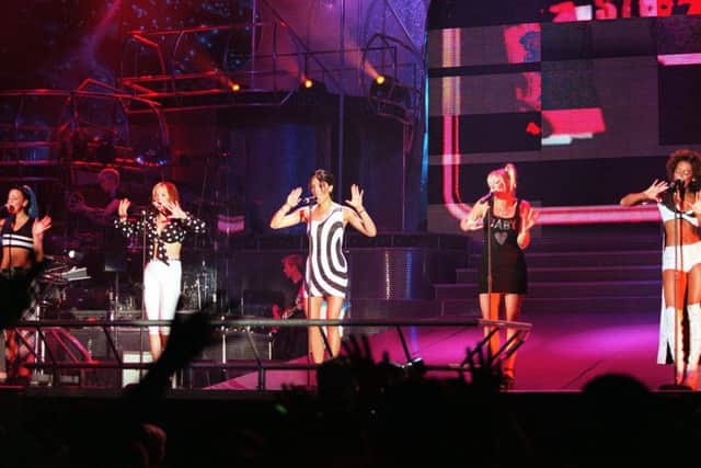 Spice Girls live at the Scottish Exhibition Centre, Glasgow.