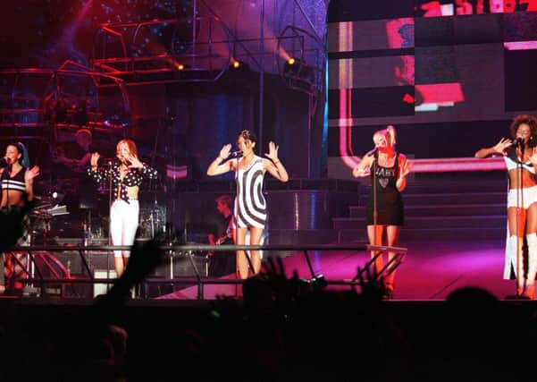 Spice Girls live at the Scottish Exhibition Centre, Glasgow.