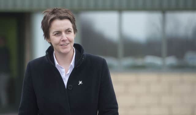 Hibs chief executive Leeann Dempster has been mentioned as a possible successor to Stewart Regan. Picture: SNS Group