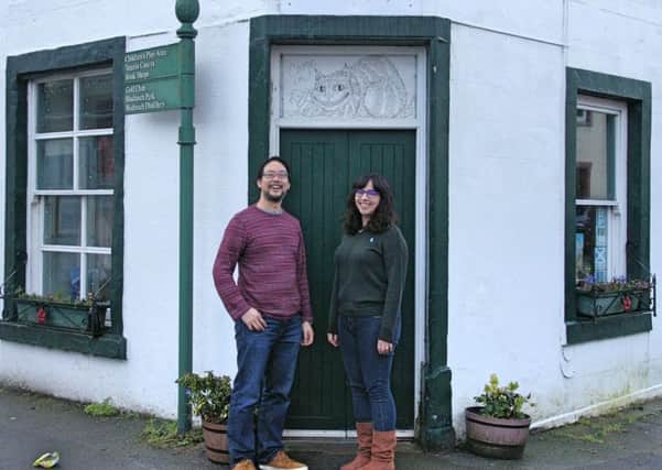 Neil Chue Hong and Stephanie Mlot at The Open Book shop