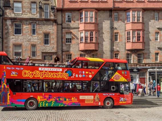 See Edinburgh at your own pace on a hop-on hop-off bus
