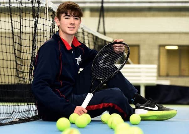 Jacob Fearnley could possibly be the next Andy Murray. Picture: Lisa Ferguson