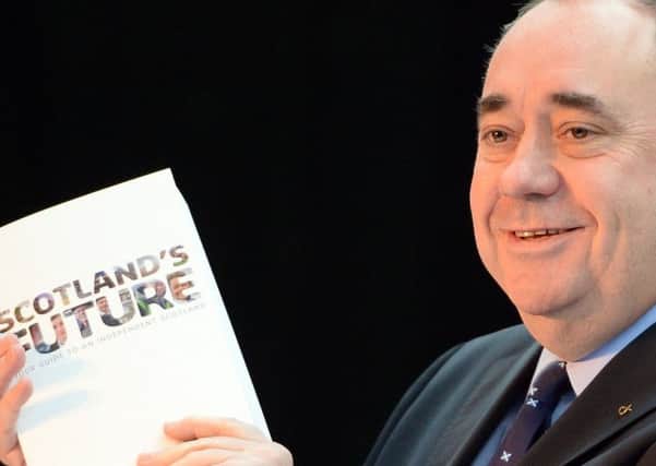 Alex Salmond at the launch of the SNP's plan for 'Scotland's Future' (Picture: Getty)
