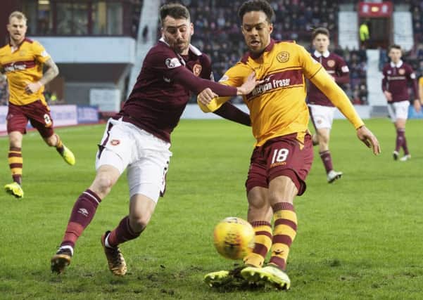 The playing surface at Tynecastle is causing concern