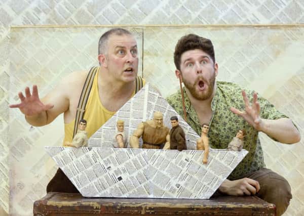 Theatre In Schools Scotland (TiSS) production of "Jason and The Argonauts" by the Visible Fiction theatre company,