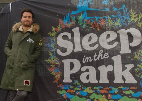 Josh Littlejohn organised the Sleep in the Park event