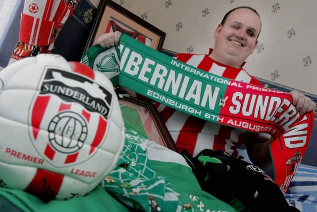 Hibs fan Carl McGee says he will think twice before going back to Ibrox, Picture: David Wood
