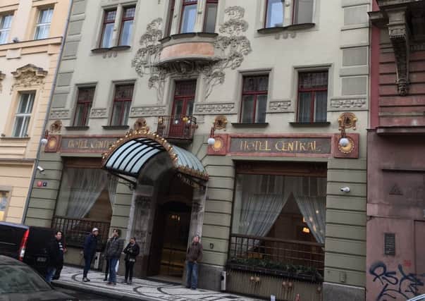 Helen's Prague hotel was a work of art in itself