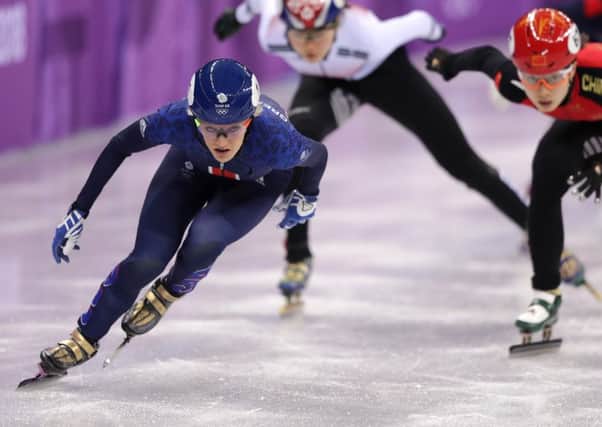 Elise Christie won her opening race in Pyeongchang