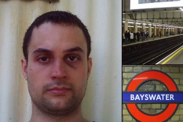 The incident occured at Bayswater underground