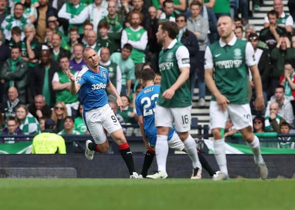 Kenny Miller scored in the 2016 Scottish Cup final but he was on the losing side. Picture: Getty Images