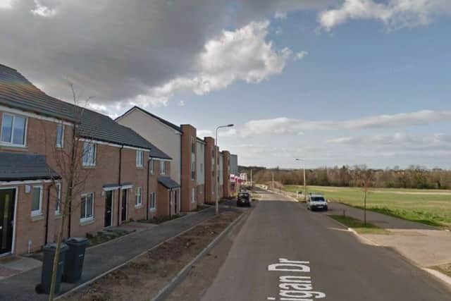 The incident occurred at a property on Milligan Drive, Niddrie. Picture: Google Street View