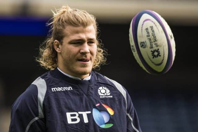 Former Edinburgh back-row and current Scotland player David Denton is leaving Worcester. Pic: SNS