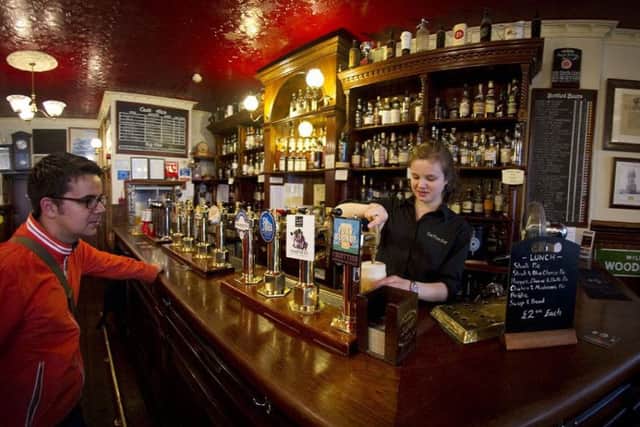The Bow Bar is a favourite haunt in the Old Town