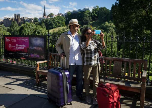 Tourists in Edinburgh.  Pic: Steven Scott Taylor/JP License