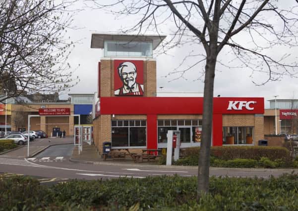 The Meadowbank KFC in Edinburgh was affected by a lack of chicken